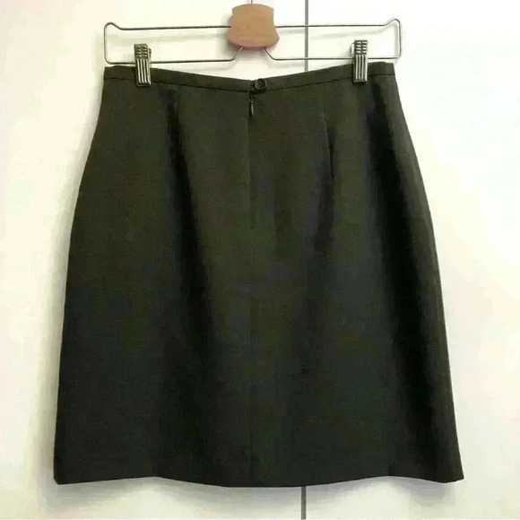 Mini Pencil Skirt, Charcoal Grey - Picture 2 of 5